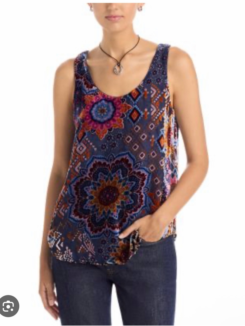Johnny Was Letty Reversible Tank